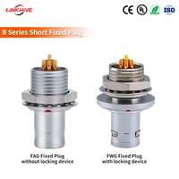 Connecteur FWG Série B OEM/ODM personnalisé à verrouillage automatique par poussée/tirage, compatible avec les connexions de fils multipolaires 2/3/4/5/6/7/9/12 broches