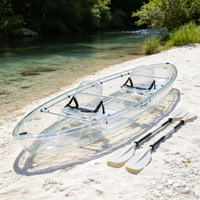 Kayak transparent Crystal Vista Tandem 2 places |   Vente en gros directe d'usine