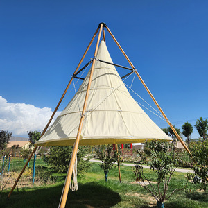 Tente de camping Town Scenic pour 6 à 8 personnes, en tissu Oxford, quatre saisons, grand espace, type à armature diagonale - Product Image 2
