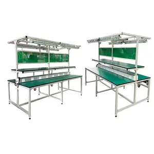 Vendite dirette di fabbrica in alluminio catena di montaggio Extra scaffale tavolo da lavoro profilo in alluminio cornici banco da lavoro