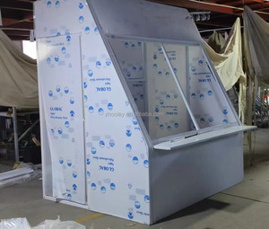 Tenda per Eventi, Mercati e Fiere, Chiosco Portatile, Stand Mobile per Attività Commerciali, Bar Pieghevole per Snack - Product Image 5