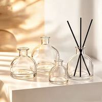 Bouteille diffuseur de parfum mate avec couleur et logo personnalisés, vide, 100 ml, impression sérigraphique