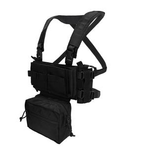 Gilet tactique modulaire réglable avec pochette pour chargeurs 5.56/7.62 détachable pour la défense personnelle - Product Image 4