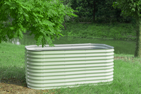 Kit de lit de jardin surélevé modulaire 9 en 1 de 32 pouces de haut Pots de fleurs polyvalents Jardinières Pépinière Légumes Plantation Pack Conception Utilisation au sol