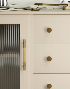 Designer Cabinet Handles Brushed Gold Cabinet Handles Vintage Stripes Furniture Handles <strong>Knobs</strong> for Nightstands Kitchen Cabinet - Product Image 6