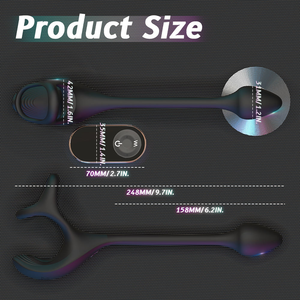 Anillo Vibrador Multifuncional 3 en 1 para Pene, Juguete Sexual Masculino con Retraso de Eyaculación, Venta al por Mayor - Product Image 6