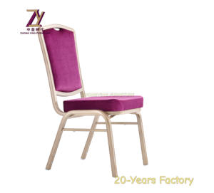 Le banquet empilable pourpre élégant préside élégant durable pour des événements de mariages d'hôtels - Product Image 3