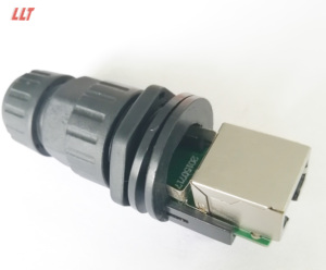 IP67 ngoài trời Ethernet <span class=keywords><strong>RJ45</strong></span> cắm không thấm nước ethericon <span class=keywords><strong>RJ45</strong></span> Bảng điều chỉnh kín nước nối M19 - Product Image 4