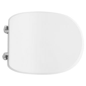 Asiento de Inodoro para Hidra Angela, Forma de Jarrón, 6 Blanco, 50.5 cm de Largo, 37.5 cm de Ancho - Product Image 1