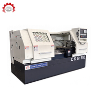 Mesin Bubut CNC Horizontal Heavy Cutting CK6150 dengan Gear 3 Langkah, Lubang Spindle 82mm, Mesin Bubut Logam CNC