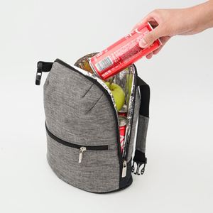 Cooler Bag for Girls Fashion Lunch Bag for Women Thermal Portable Backpack with Zipper Closure - Product Image 4