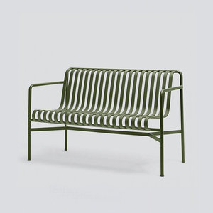 2025 moderna sala <span class=keywords><strong>da</strong></span> pranzo all'aperto <span class=keywords><strong>tavolo</strong></span> e sedie in metallo <span class=keywords><strong>verde</strong></span> durevole per l'uso del parco - Product Image 6