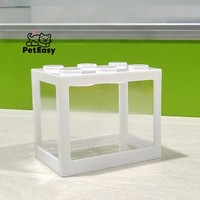 Nouveau Offre Spéciale créatif assemblage paysage de bureau Betta blocs de construction visualisation Mini Aquarium aquarium