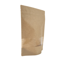 Sacs d'emballage pour grains de café en LDPE biodégradable, imprimés sur mesure, résistants aux odeurs, avec fermeture à glissière, à fond plat