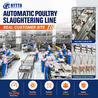 Équipement d'abattage 6000-8000BPH Ligne d'abattage de volailles et de poulets Système PLC