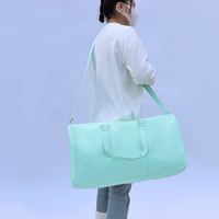 Sac de week-end lavande en nylon imperméable à l'eau sac de voyage sac de voyage et de week-end de grande capacité sac polochon pour femmes