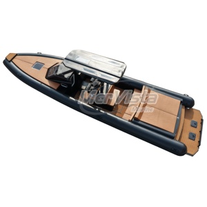 Bateau semi-rigide (RIB) de 10,5 m pour l'Amérique du <span class=keywords><strong>Nord</strong></span>, robuste, avec coque en aluminium et flancs en caoutchouc Hypalon Orca, équipé d'un moteur de 300 CV - Product Image 5