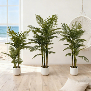 Árbol Bonsái Artificial de Palma Hawaiana de 120 cm, Ecológico, Decoración de Plástico para Interiores, para Cumpleaños y Pascua - Product Image 3