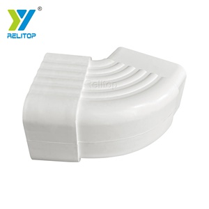 RELITOP <span class=keywords><strong>Gouttière</strong></span> en <span class=keywords><strong>PVC</strong></span> Système de drainage de toit <span class=keywords><strong>Gouttière</strong></span> tuyau de descente 90 <span class=keywords><strong>Coude</strong></span> positif/<span class=keywords><strong>coude</strong></span> latéral Gouttières en plastique - Product Image 4