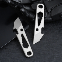 TGZUO Mini levier de démontage portable en titane, outil utilitaire d'extérieur EDC, mini décapsuleur, levier de démontage EDC