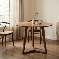Table à manger ronde nordique moderne, mobilier de salle à manger minimaliste, design gain de place