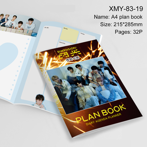Link Totale |   Agenda giornaliera A4 per l'auto-cura Kpop Stray Kids/Enhypen, 1 pezzo, copertina rigida, quaderno per registrare le cose quotidiane - Product Image 5