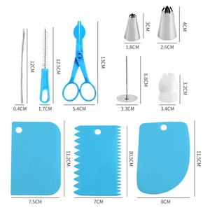 Kit de Decoración de Pasteles Willia de 72 Piezas, Juego de Alisadores de Glaseado de Grado Alimenticio Profesional, Herramientas de Repostería al por Mayor de Fábrica - Product Image 3