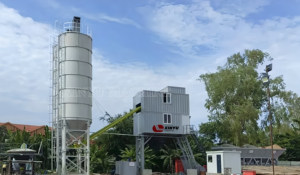 Planta Mezcladora de Concreto Móvil Portátil, Transportador de Tornillo Eléctrico, Sistema de Mezcla de Cemento y Agregados de Fácil Instalación - Product Image 6