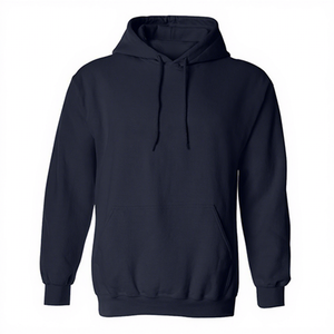 Unisex <b>Pink</b> Hooded <b>Sweatshirt</b> Regular Fit Cotton French Terry Casual Long Sleeve Pocket Autumn Wear 2027 - Product Image 3