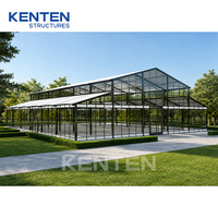 Carpa de Lujo KENTEN, Carpa Blanca Transparente Cerrada para Fiestas al Aire Libre, 40 x 60, 40x100, Carpas para Eventos de 40 por 100 para 100 a 500 Personas
