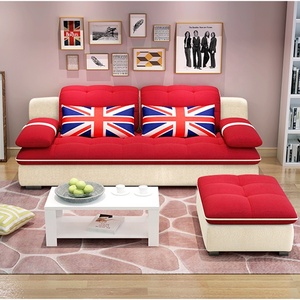 Sofá Moderno de Tres Plazas de Diseño Nórdico Contemporáneo para Sala de Estar, Tapizado en Tela a Precio Económico - Product Image 3