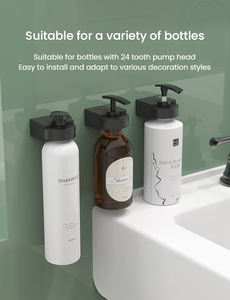 Offres Spéciales fabricant moderne distributeur de <span class=keywords><strong>savon</strong></span> de salle de bain support de support <span class=keywords><strong>sans</strong></span> <span class=keywords><strong>perçage</strong></span> avec plastique ABS - Product Image 5