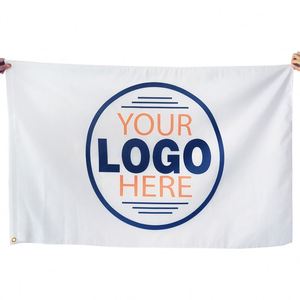 Drapeau publicitaire personnalisé pour intérieur/extérieur, bannières et enseignes en polyester couleur pleine, drapeaux promotionnels personnalisés - Product Image 1