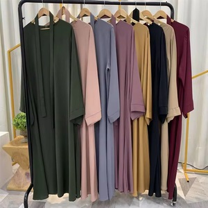 Robes élégantes, amples et décontractées pour femmes, aux couleurs contrastées, pour les tenues musulmanes, vêtements du Moyen-Orient pour le commerce extérieur - Product Image 3