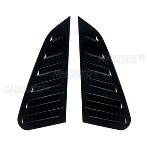 ชุดแต่งขอบหน้าต่างสามเหลี่ยมหลังรถยนต์ สำหรับ Subaru Impreza WRX STI ปี 2011-2014 ฝาครอบช่องระบายอากาศด้านข้างหลัง อุปกรณ์ตกแต่งรถยนต์ - Product Image 6