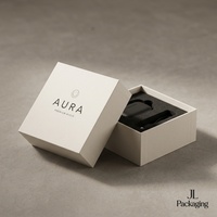 Boîte de produit électronique avec insert en EVA pour l'électronique grand public, emballage en papier rigide de qualité supérieure avec logo personnalisé imprimé, protection