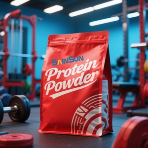 Food Grade Whey <b>Protein</b> Powder Stand-up Ziplock Plastic Bags 1kg 2kg <b>5kg</b> Packaging for Chewing Gum Sushi Milk - Product Image 4