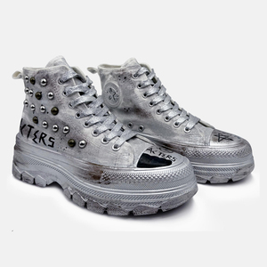 Người Đàn Ông Của Cao Hàng Đầu Thoáng Khí Ánh Sáng Trọng Lượng Mềm Đầy Đủ Tùy Biến Giày Thể Thao OEM Giản Dị Giày Cho Người Đàn Ông Da Vải Hợp Thời Trang Giày - Product Image 1