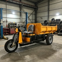 Mini-dumper électrique haute durabilité avec essieu à insertion directe, camion benne minier antidérapant pour le transport minier