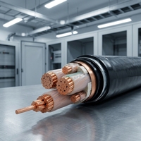 Cable de Alimentación YJV con Aislamiento XLPE y Revestimiento de PVC de Cobre 0.6/1kV para Suministro de Energía en Líneas de Producción Textil e Impresión