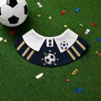 Bavoir de football personnalisé à col cape pour animaux de compagnie, certifié BSCI OEKO, costume de football pour animaux de compagnie, bandana à thème équipe nationale de football