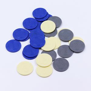 Jetons de jeu amusants en plastique, conception personnalisée OEM, vente en gros, grandes, moyennes et petites tailles, colorés, en vrac, pour enfants - Product Image 5