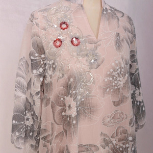 Caftán Marroquí para <span class=keywords><strong>Mujer</strong></span> de Oriente Medio, Abaya Nueva, Estilo Europeo y Americano, de Poliéster, Modesto, Elegante, con Cuentas, Largo, para Fiestas y Eventos de Noche en Dubái - Product Image 4