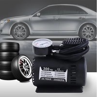 Compresseur d'air portable 12V 300psi pour voiture, pompe universelle pour gonflage de pneus de voiture, vélo, ballons, outil de réparation automobile, accessoire