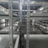 Chariot AGV, rayonnages de stockage pour chariot élévateur, étagère AMR pour système de véhicules à guidage automatique, chariot robot d'entrepôt avec emballage de palettes