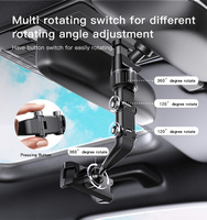 Support de téléphone portable pour rétroviseur C192, best-seller, rotatif à 360°, support de téléphone et GPS pour voiture, clip pour rétroviseur
