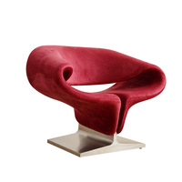Chaise de designer nordique tendance, créative et décontractée, en forme de ruban, en coton extensible, style cyber-célébrité, moderne, luxe léger, pour hôtel