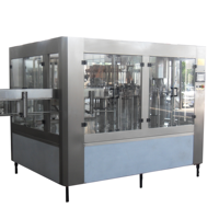 Machine de remplissage d'eau pure électrique automatique 500 ml, haute productivité, moteur à économie d'énergie, PLC pour boissons, Dubaï