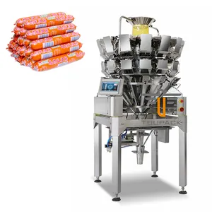 Usine Vente Baguettes Longue Bande Produits Multihead Peseur Jambon Saucisse Pesage Machine D'emballage