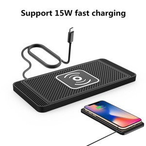 <span class=keywords><strong>Chargeur</strong></span> de <span class=keywords><strong>voiture</strong></span> sans fil pour le commerce international, charge inductive 15W, compatible avec la charge rapide USB Type-C - Product Image 4